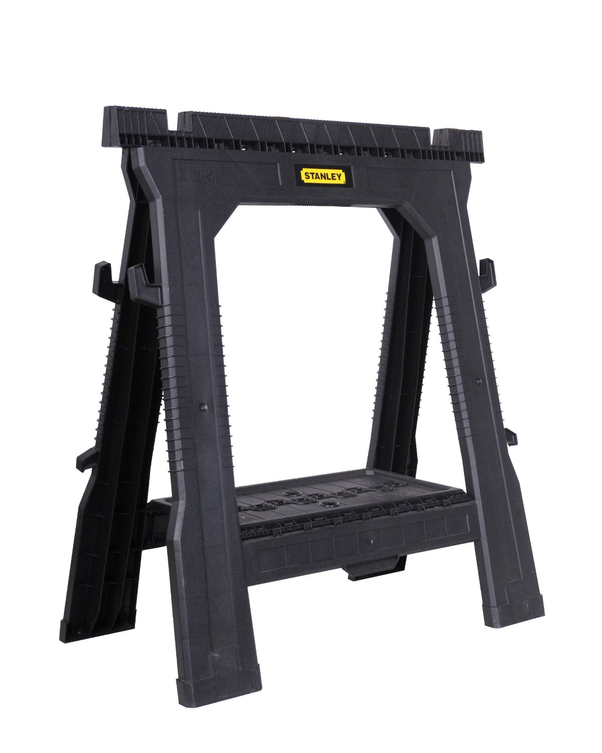 Cutting Free Firewood On Sawhorse