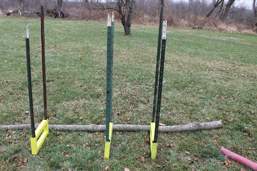 Firewood Cutting Rack all ready for firewood